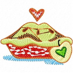 Foods And Sweets Embroidery Design 11